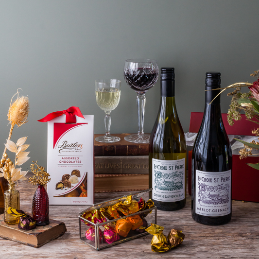 The Duo of Wine & Chocolates Gift Box