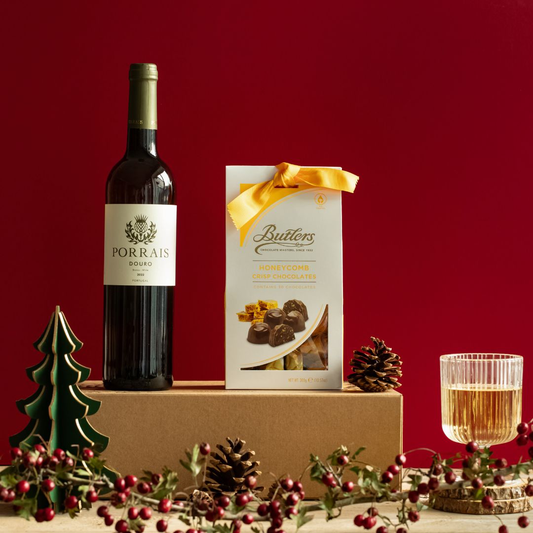 The White Wine & Chocolates Gift Box