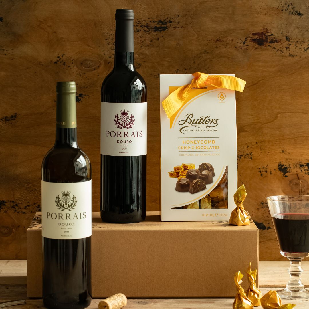 The Duo of Wine & Chocolates Gift Box