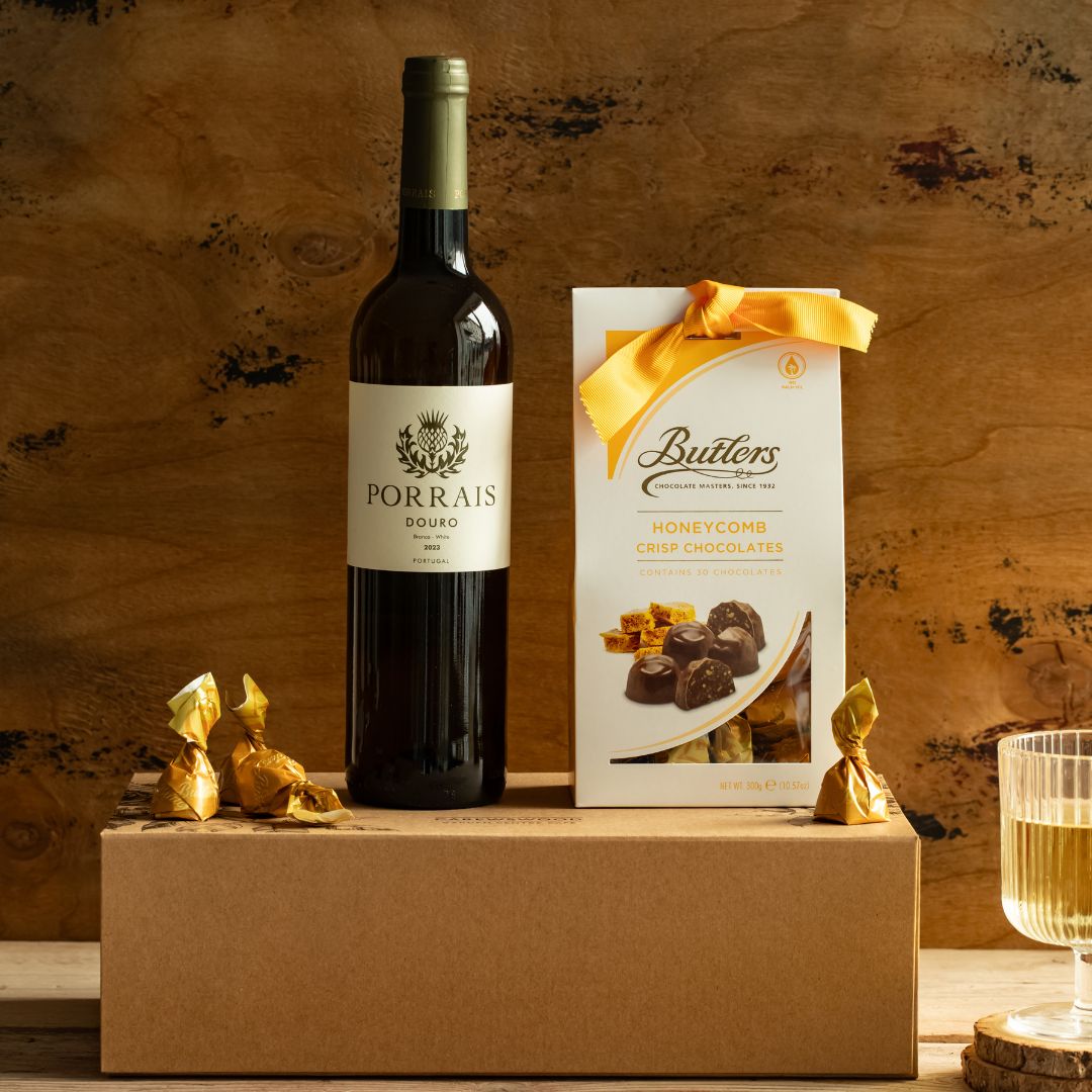 The White Wine & Chocolates Gift Box