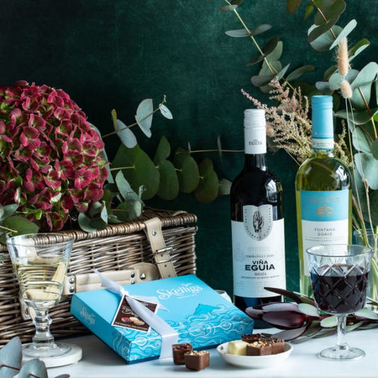 The Luxury Wine and Truffle Gift basket